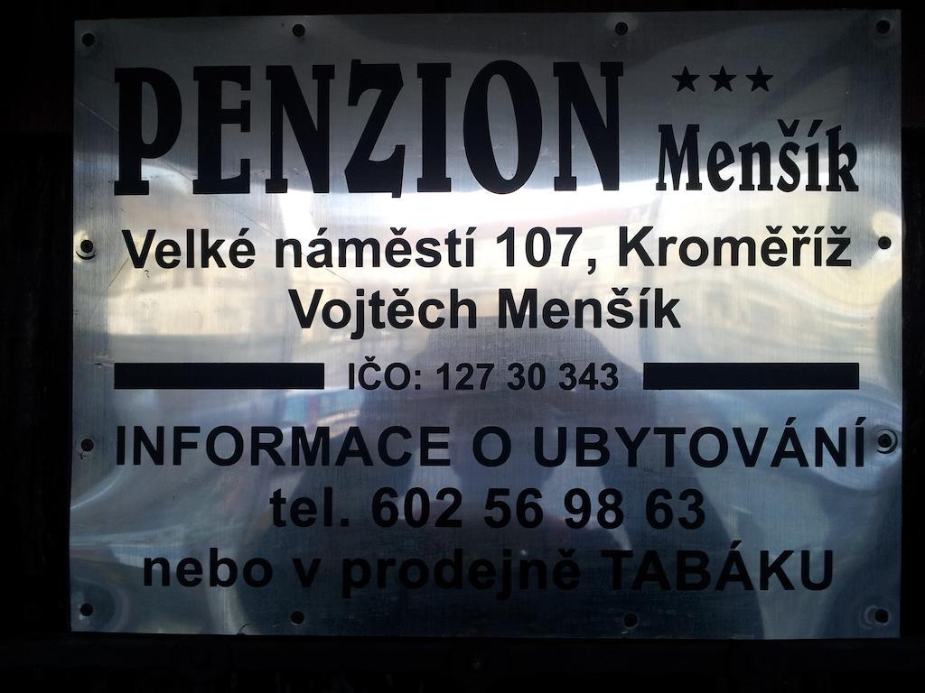 Penzion Mensik Kromeriz Exterior photo